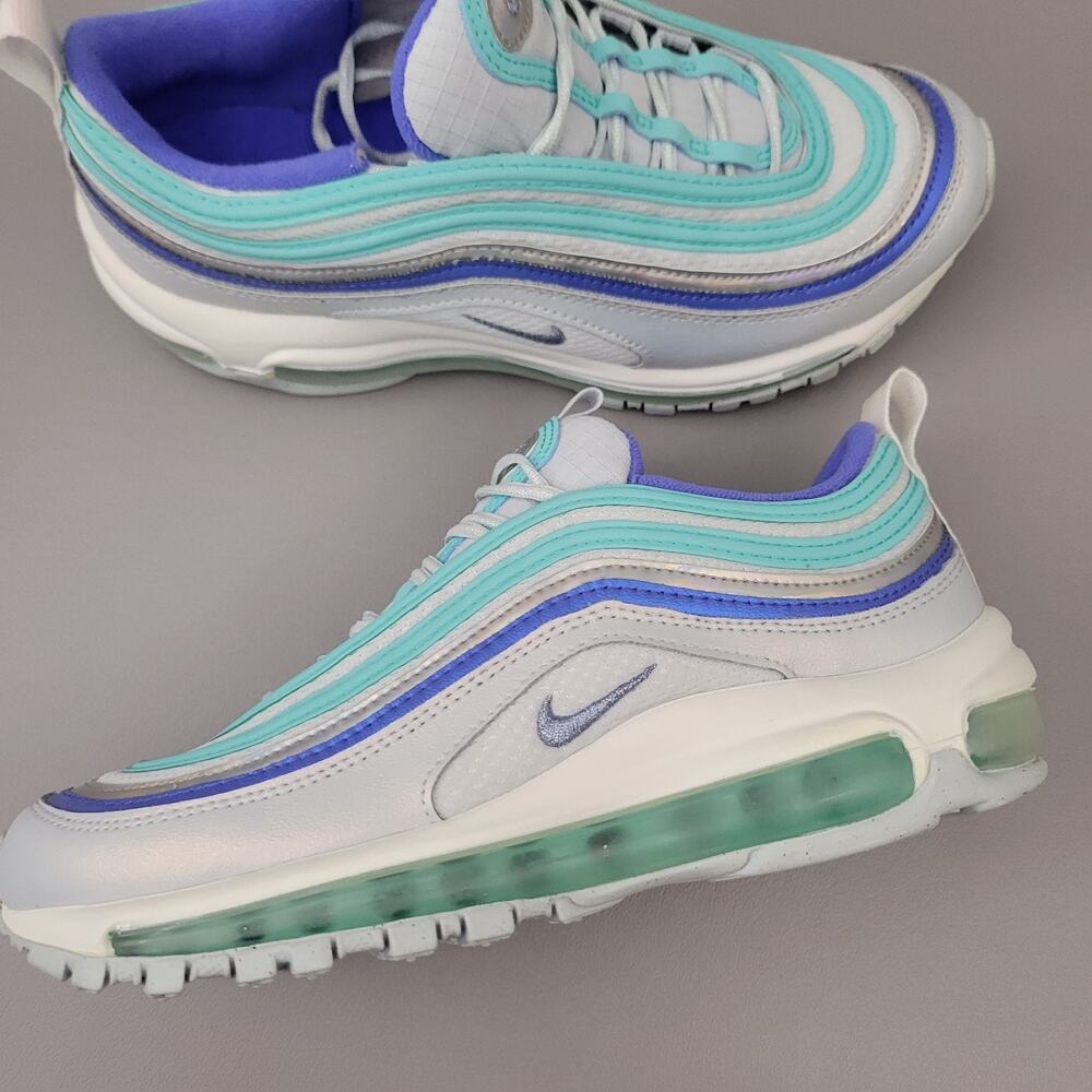 Nike Air Max 97 FP White Spruce Aura GS CT1965-400 Youth Size 5.5 - Picture 12 of 12